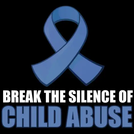 Blue ribbon on black background with