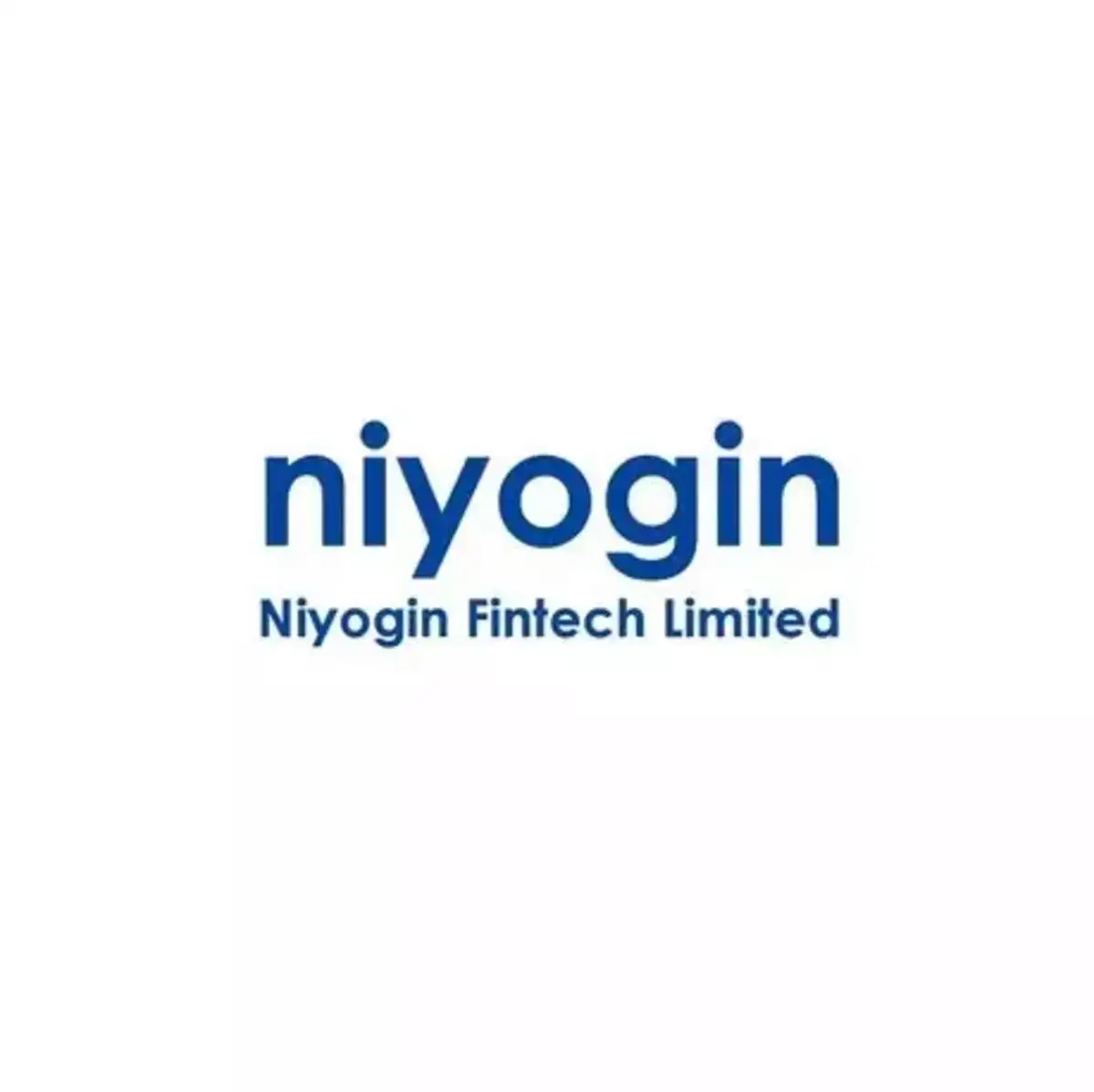 Logo of Niyogin Fintech Limited with blue text on a white background, featuring the name 