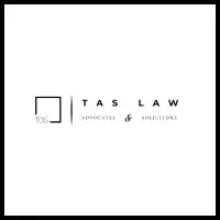 Logo of TAS Law with text 