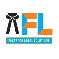 Logo with a black tie, stylized letters