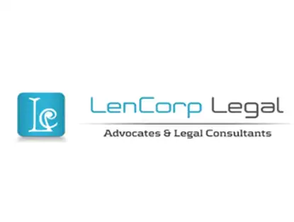 LenCorp Legal logo with turquoise 