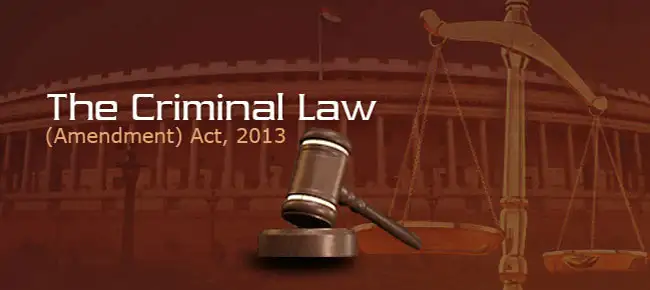 Legislative Commentary: CRIMINAL LAW AMENDMENT ACT, 2013