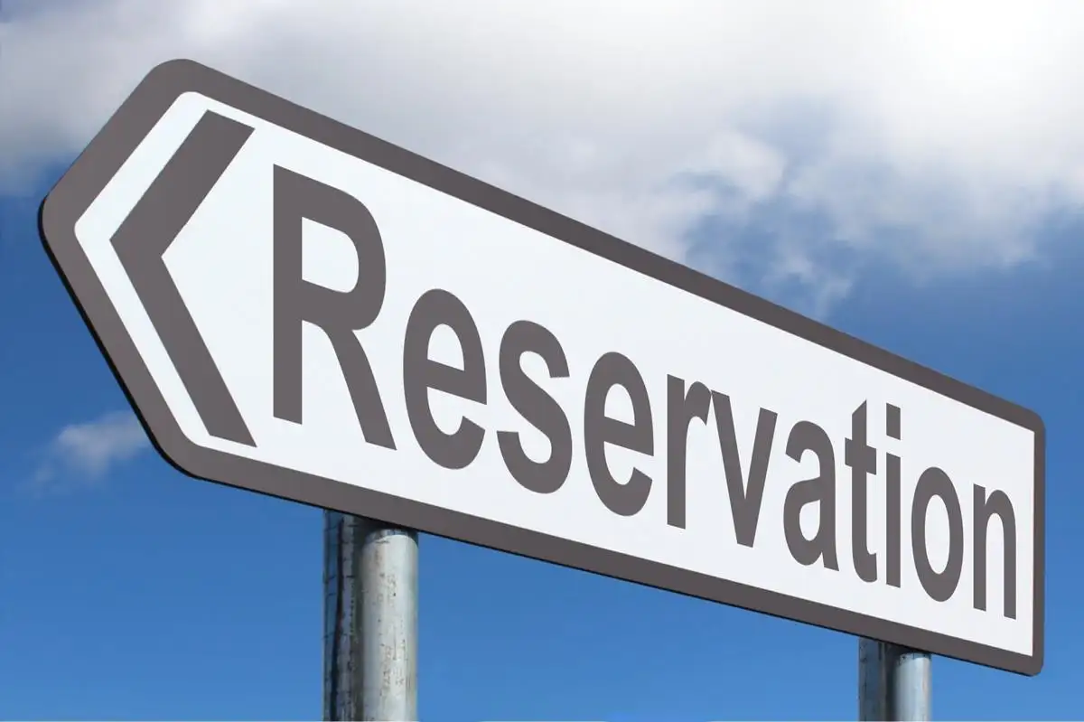RESERVATIONS IN SCBA