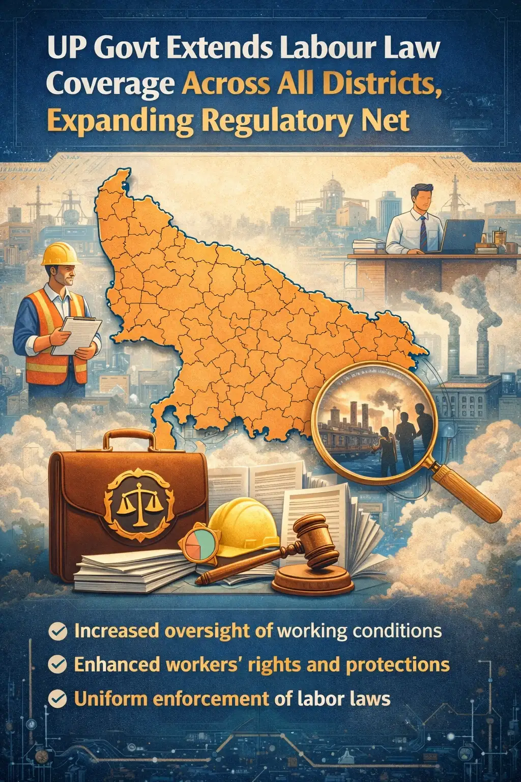 UP Govt Extends Labour Law Coverage Across All Districts, Expanding Regulatory Net